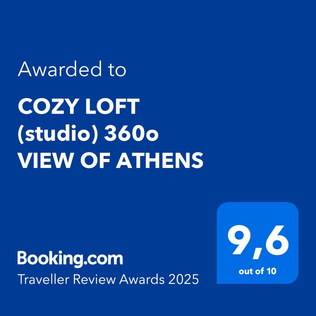 Cozy Loft 360O View Of Athens Daire Dış mekan fotoğraf