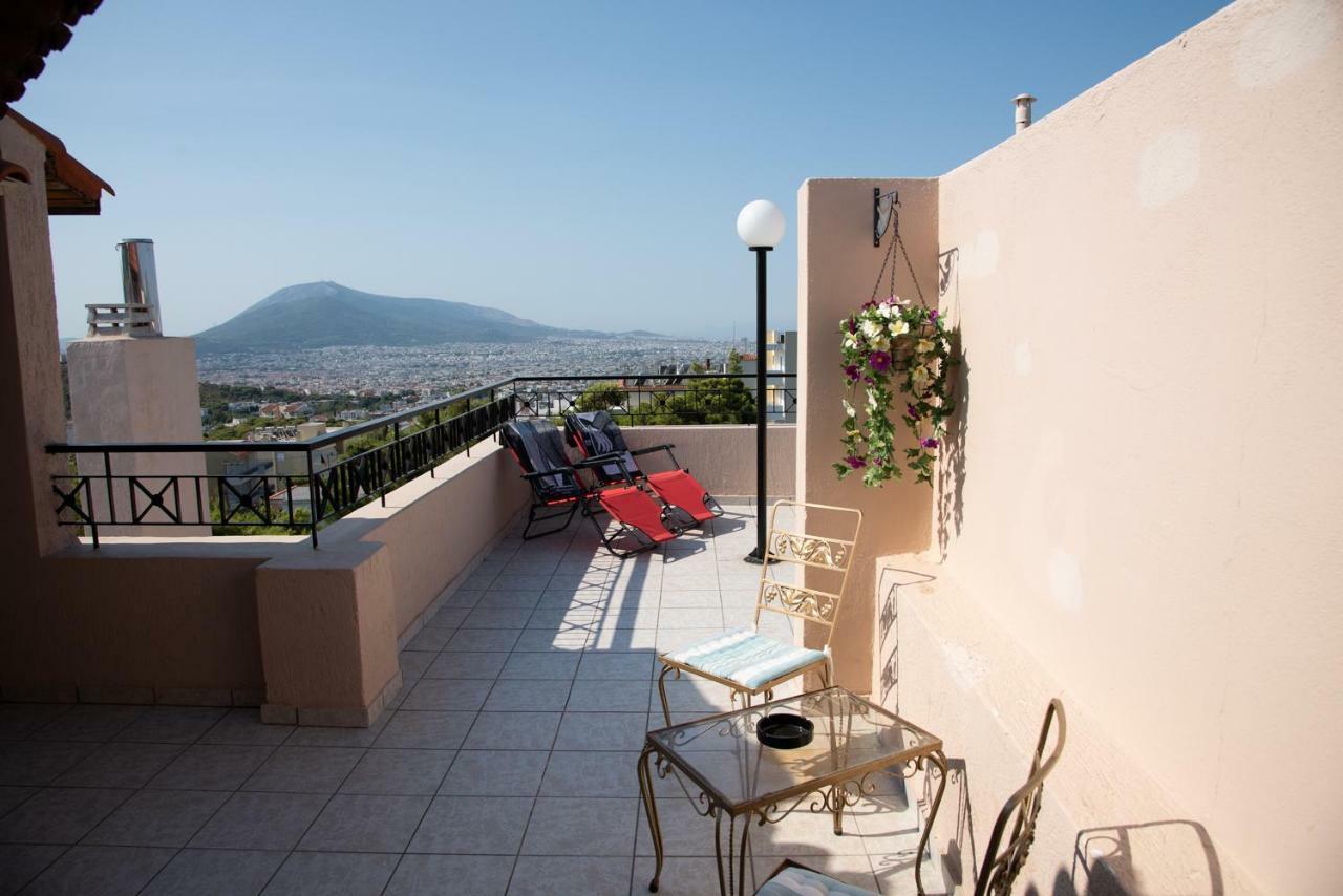 Cozy Loft 360O View Of Athens Daire Dış mekan fotoğraf